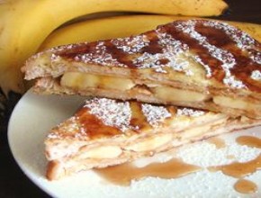 Resep Banana Peanut Butter French Toast