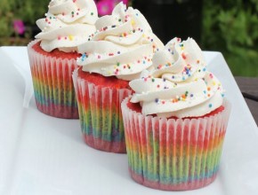 Resep Rainbow Cup Cake