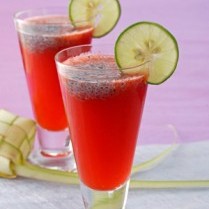 Resep Strawberry Lime Squash