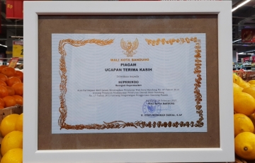 Piagam Penghargaan Wali Kota Bandung<br>2021