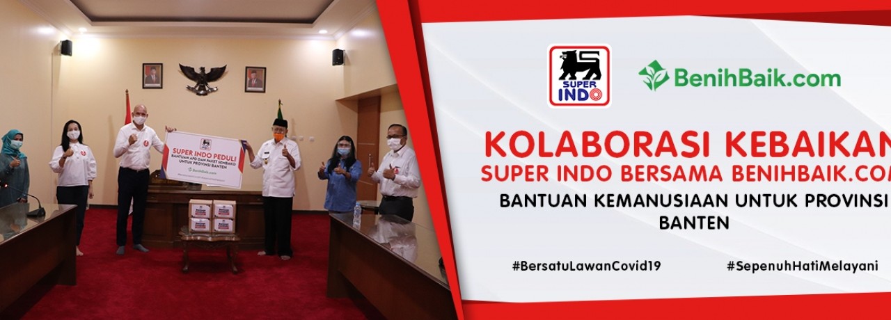 Super Indo Dukung Pemerintah Provinsi Banten Dalam Percepatan Penanganan Covid-19