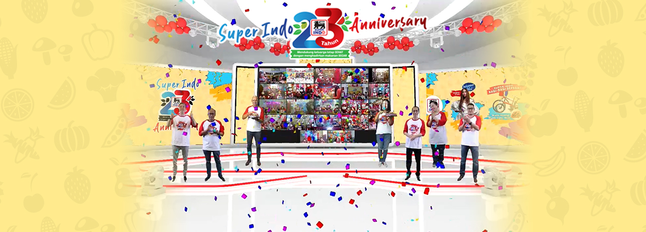 Selebrasi Digital Pertama dalam Perayaan Super Indo 23rd Anniversary